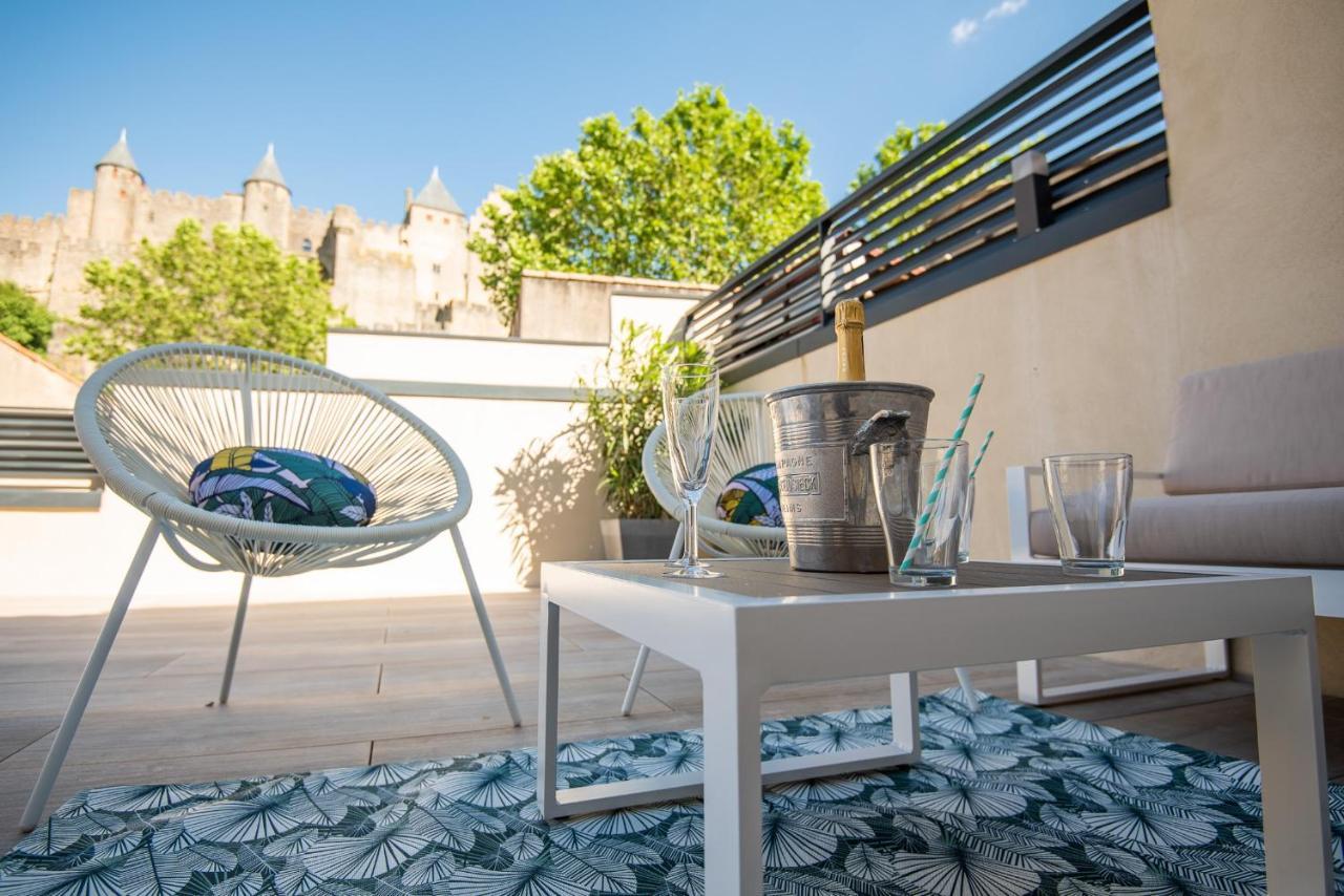 Apartament La Terrasse De La Tour Pinte. Carcassonne Zewnętrze zdjęcie